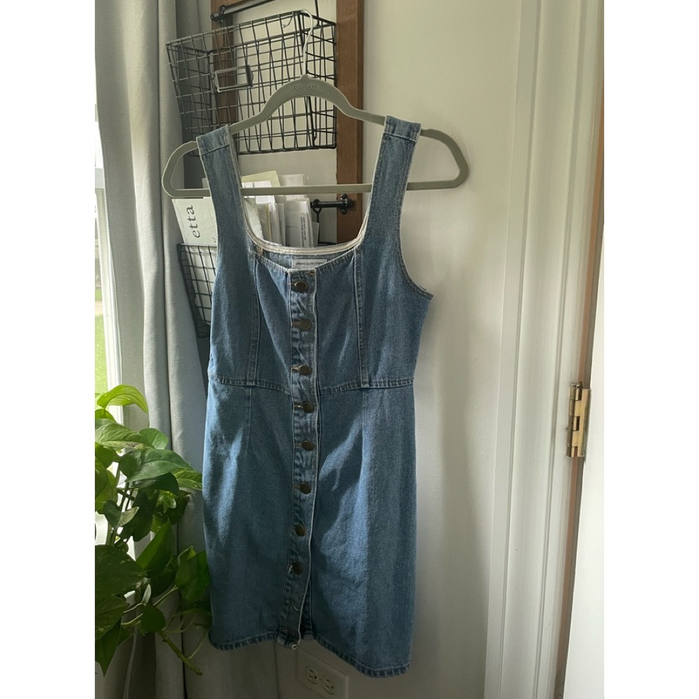 Urban Outfitters mini denim dress.